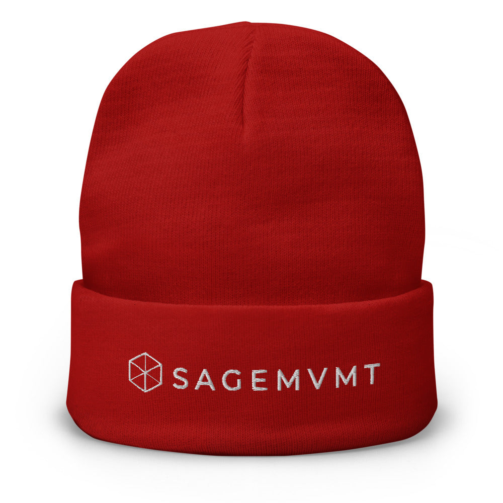 Embroidered Beanie